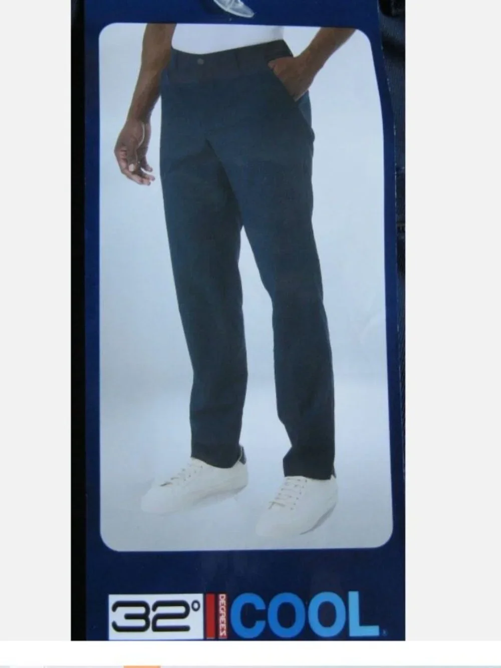 32 Degrees Cool Men soft touch Stretch Performance Pant blue 40x32, 40x30(38x30)